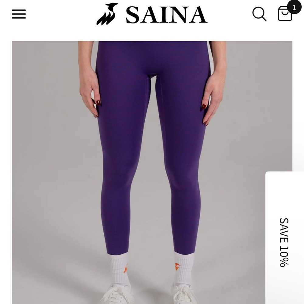 Activewear Saina Women's Purple Leggings